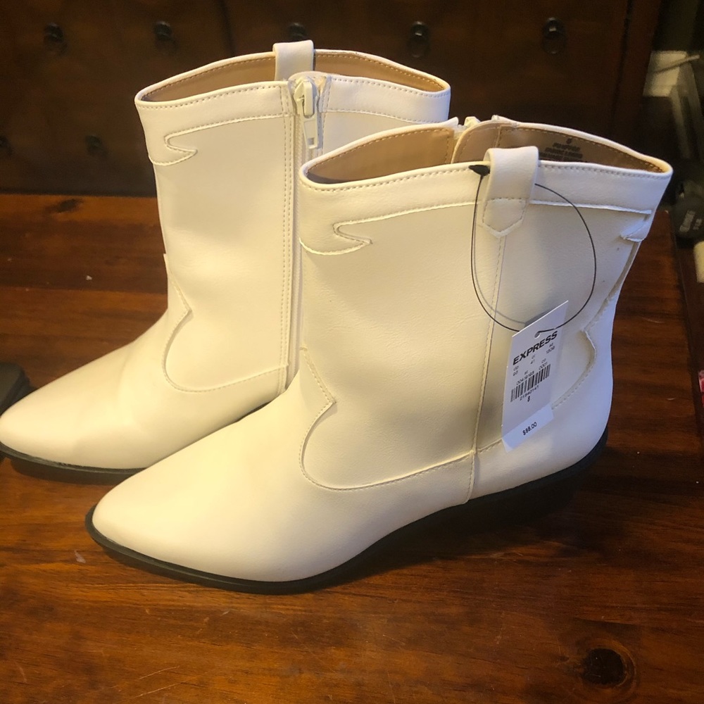 Express western booties. Size 8